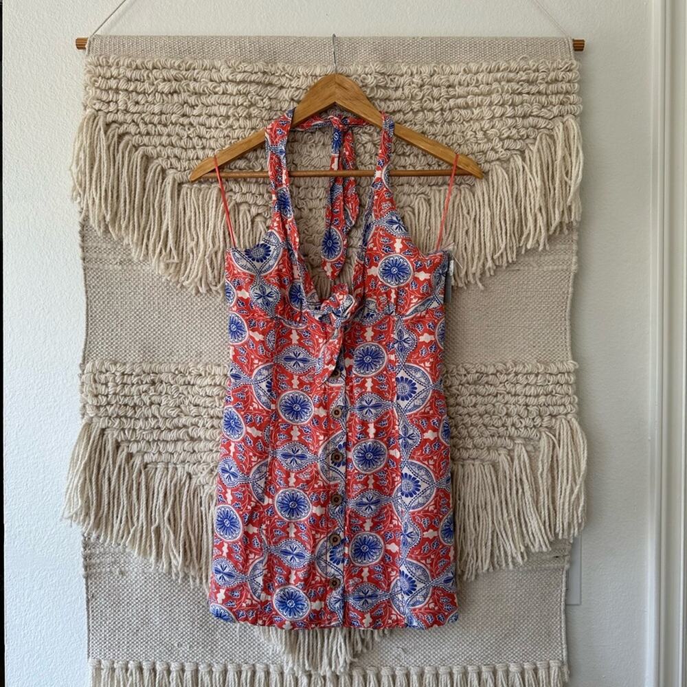 Maeve Cutout Halter Dress NWT